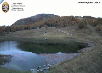 Chamois - Lago di Lod (2018 mt.) - Webcam Regione