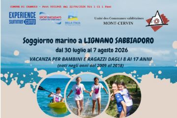 Soggiorno climatico di vacanza per minori a Lignano Sabbiadoro