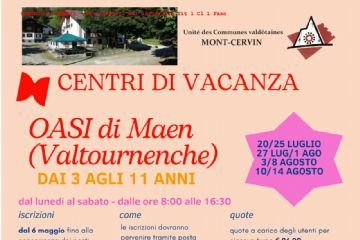 Centri di Vacanza Oasi di Maen-Valtournenche 2026